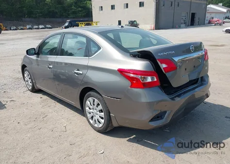 2016 Nissan Sentra Sv из США, поврежденный, VIN 3N1AB7AP6GL675595